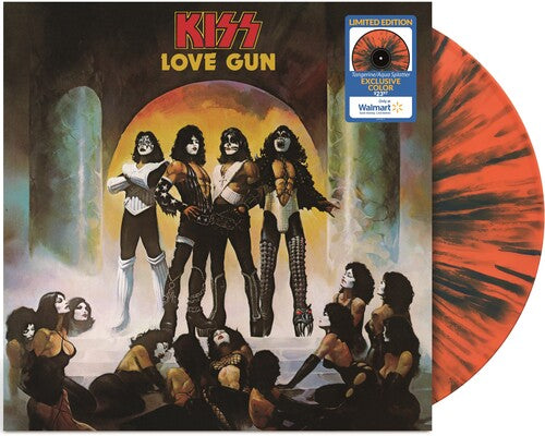 Kiss Love Gun (Limited Edition, Tangerine/ Aqua Splatter Colored Vinyl) Vinyl