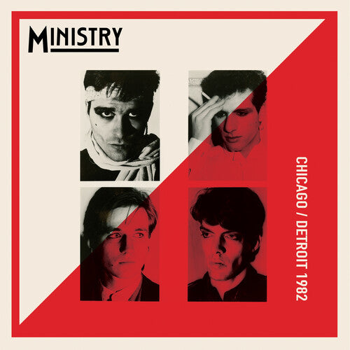 Ministry  Chicago/ Detroit 1982 (Red Marble Colored Vinyl) Vinyl