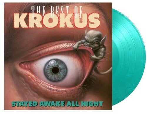 Krokus Stayed Awake All Night: The Best Of (Limited Edition, 180 Gram Translucent Green & White Marble Colored Vinyl) [Import] Vinyl