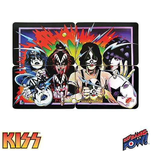 Kiss  Kiss Unmasked Coaster Set Of 4 (Coasters) Accessories
