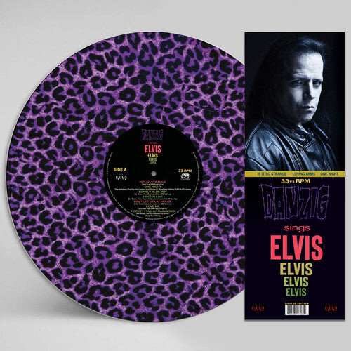 Danzig Sings Elvis - A Gorgeous Purple Leopard Picture Disc Vinyl Vinyl