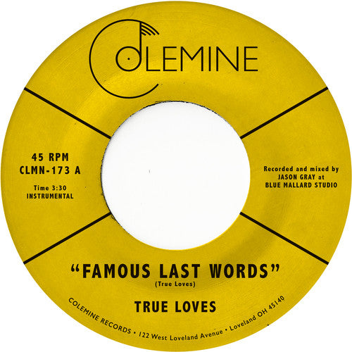 True Loves Famous Last Words Vinyl