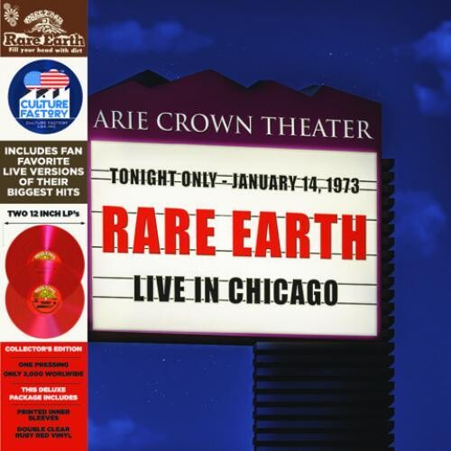 Rare Earth Live in Chicago Vinyl