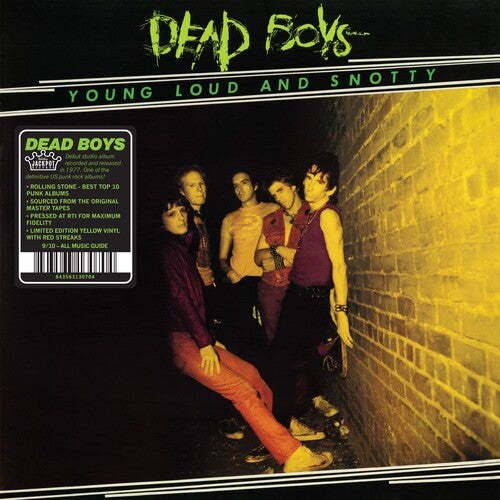 Dead Boys Young, Loud And Snotty Vinyl