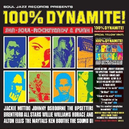 Various Artists 100% Dynamite Ska Soul Rocksteady & Funk In Jamaica Vinyl