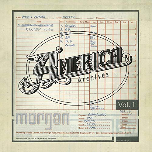AMERICA ARCHIVES VOL 1 CD