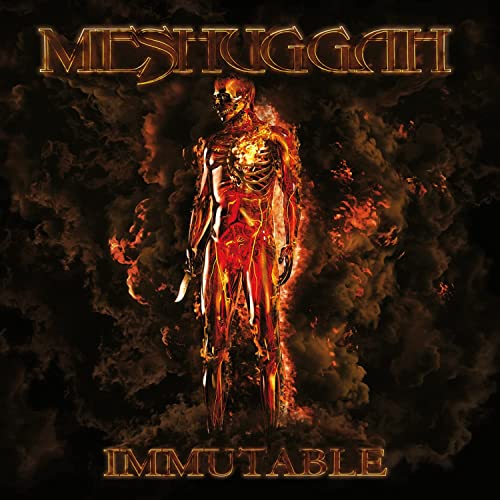 Meshuggah Immutable Red-Trans/white/black marbled Vinyl Vinyl