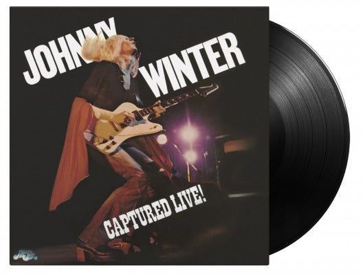 WINTER, JOHNNY CAPTURED LIVE!-HQ/INSERT- Vinyl