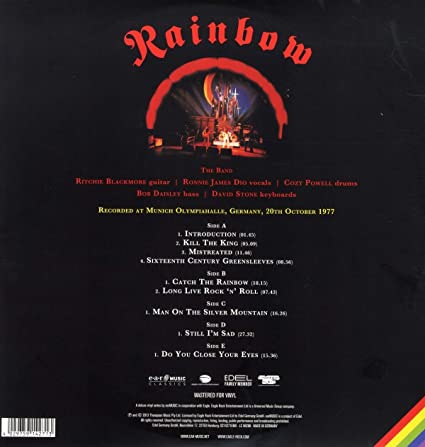 Rainbow Live In Munich 1977 Vinyl