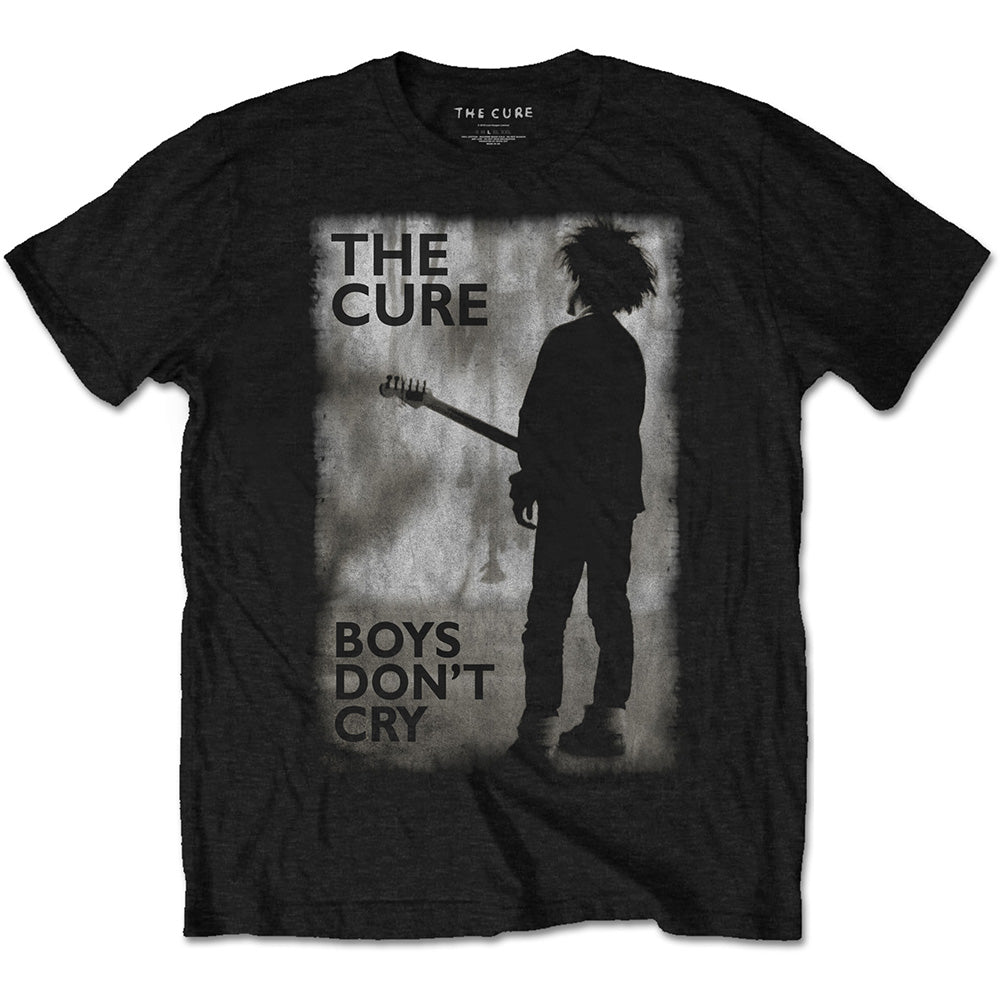 the_cure_unisex_t-shirt:_boys_don't_cry_black_&_white