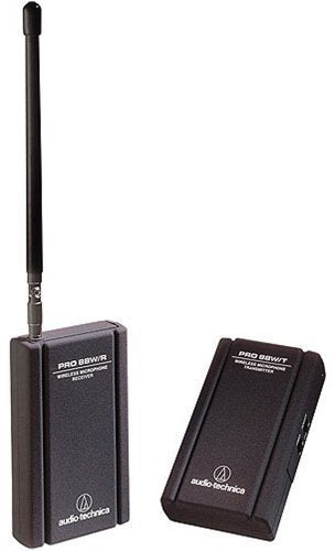 Audio-Technica PRO 88W-R35 VHF Wireless Lavalier System with ATR35 Mini Omnidirectional Clip-On Microphone Microphones