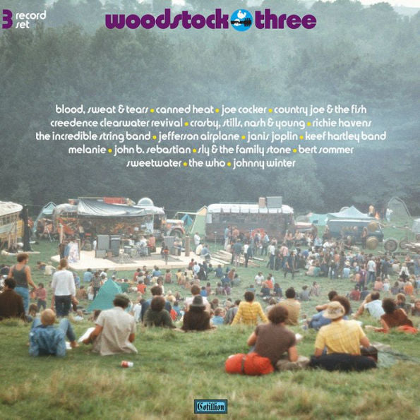 Various Artists Woodstock Three Vinyl