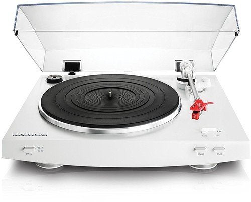 Audio Technica AT-LP3WH - Fully automatic belt-drive stereo turntable with switchable preamp modes, white Turntables