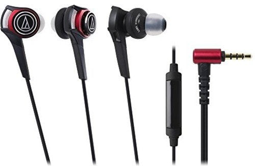 Audio-Technica ATH-CKS990iS Solid Bass In-Ear Headphones with In-line Microphone & Control Headphone