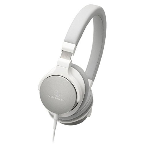 Audio-Technica ATH-SR5WH On-Ear High-Resolution Audio Headphones, White Headphone