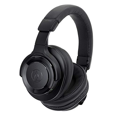 Audio-Technica ATH-WS990BT Solid Bass Bluetooth Wireless Over-Ear Headphones with Built-In Mic & Control Headphone