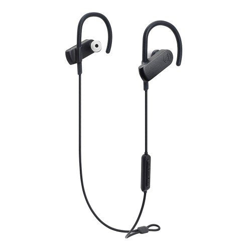 Audio-Technica ATH-SPORT70BTBK SonicSport Bluetooth Wireless In-Ear Headphones, Black Headphone