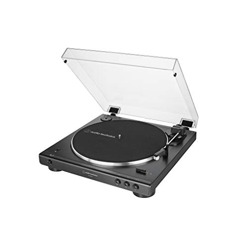 Audio-Technica AT-LP60XBT-BK Fully Automatic Belt-Drive Stereo Turntable, Black Turntables