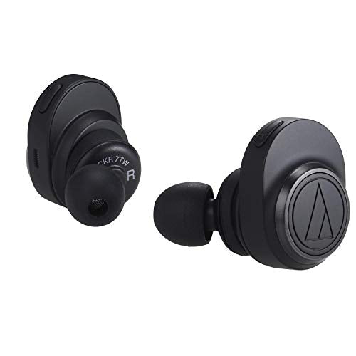 Audio-Technica ATH-CKR7TW True Wireless In-Ear Headphones, Black Headphone