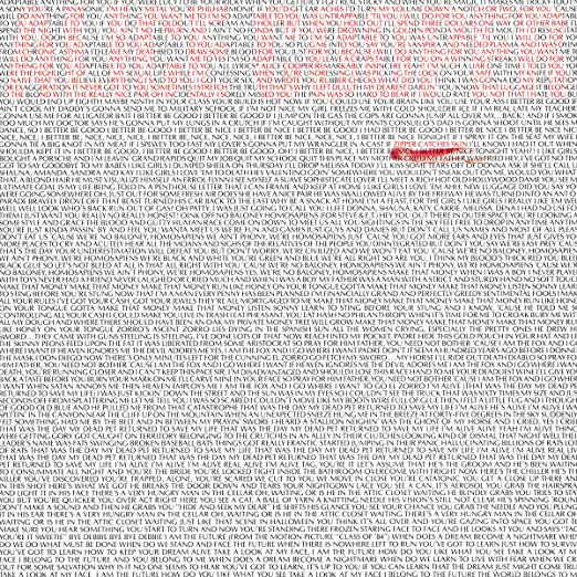 Alice Cooper Zipper Catches Skin Vinyl