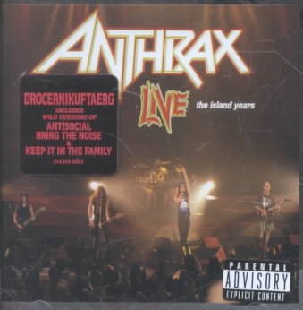Anthrax LIVE- ISLAND YEAR CD