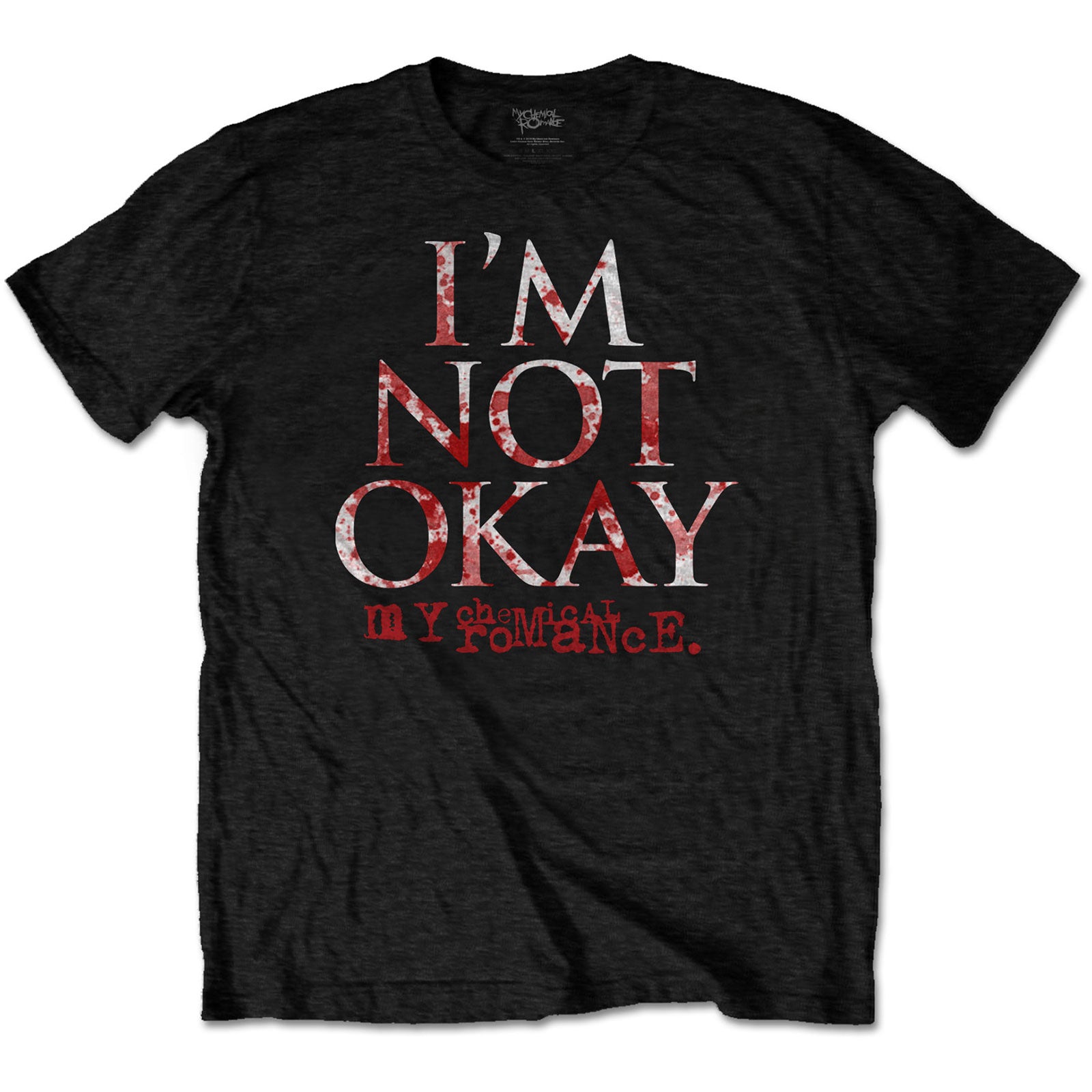 my_chemical_romance_unisex_t-shirt:_i'm_not_okay