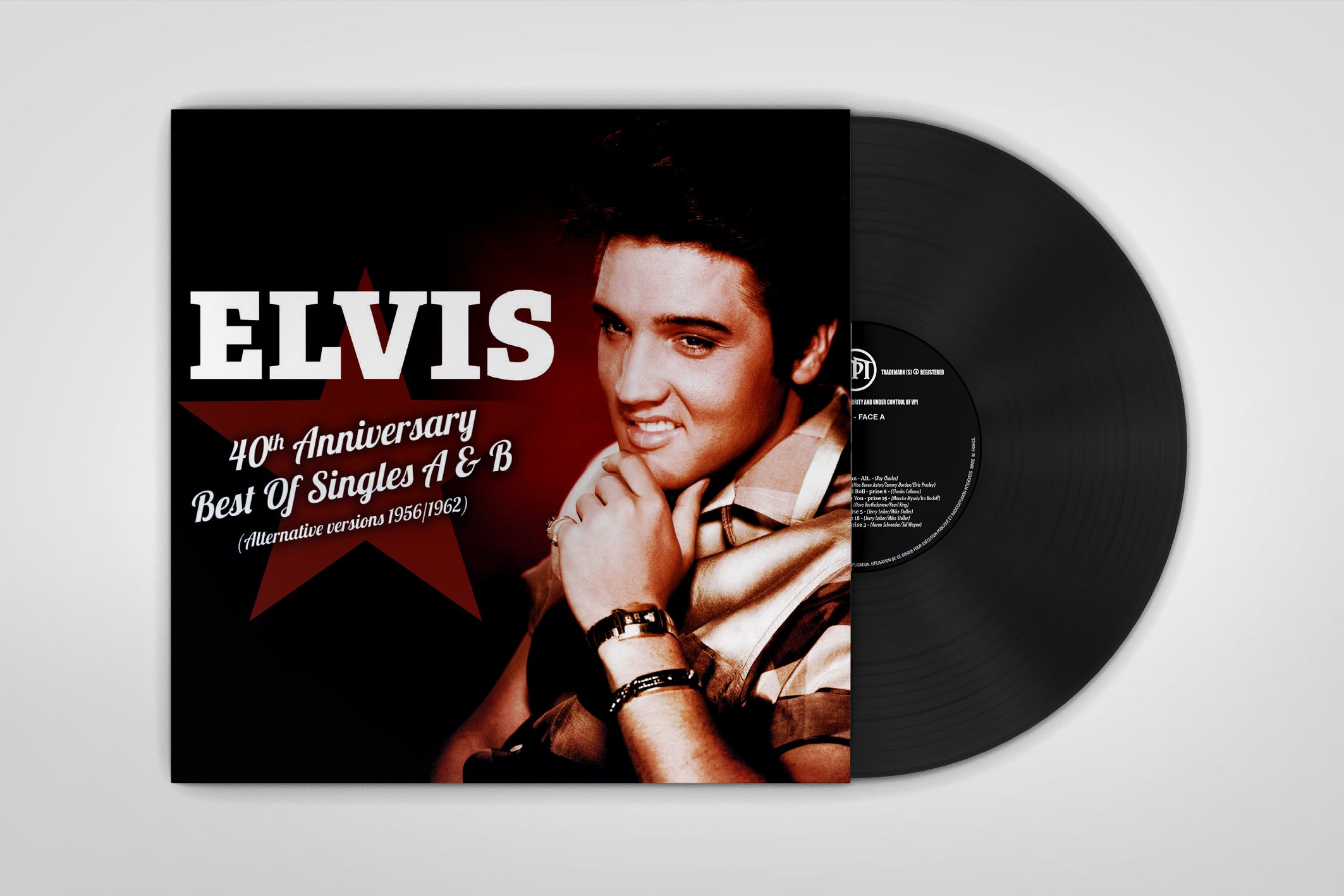 Elvis Presley 33 Tours - 40Th Anniversary - Best Of Singles A & B Vinyl