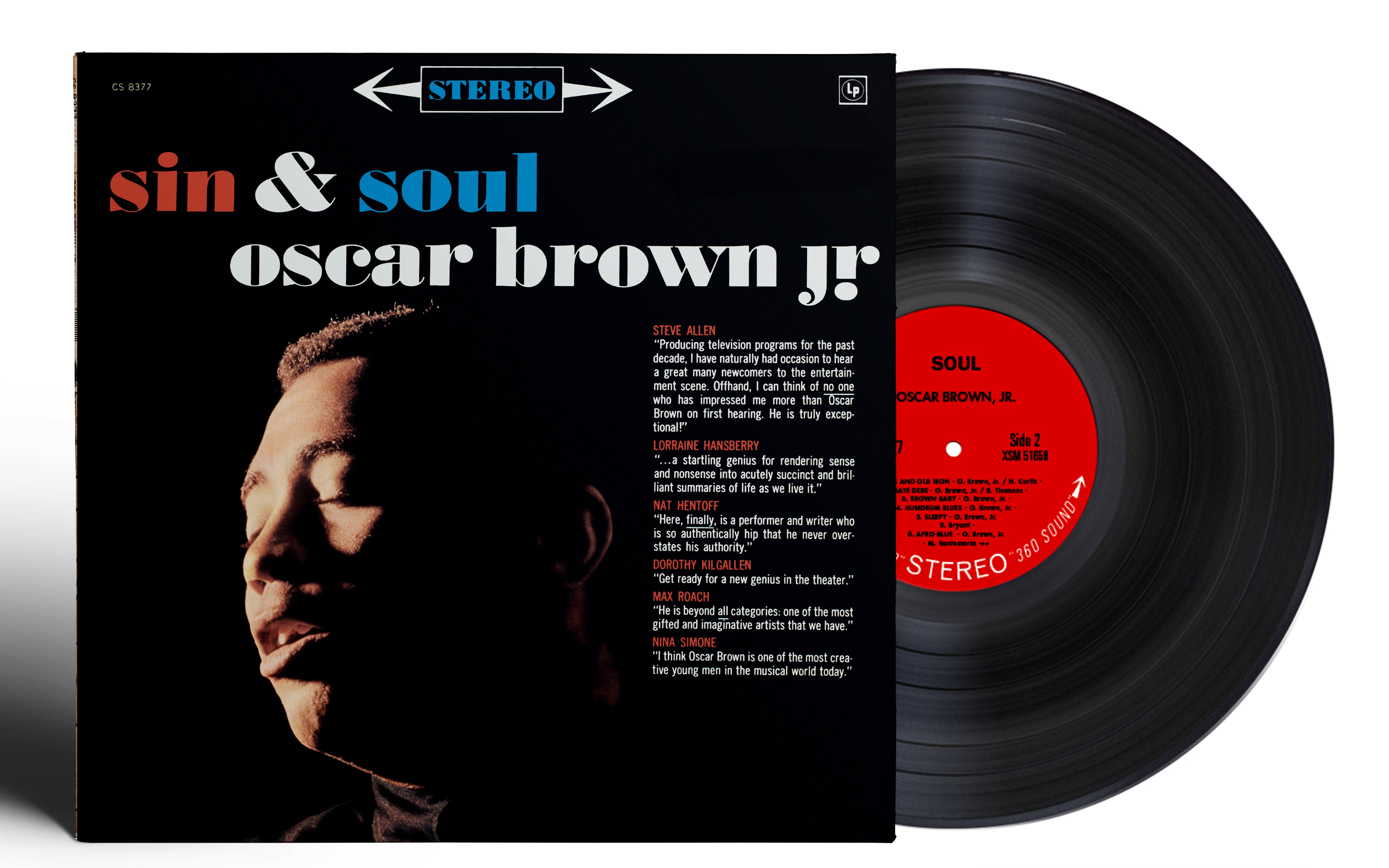 Oscar Brown Jr. 33 Tours - Sin & Soul Vinyl