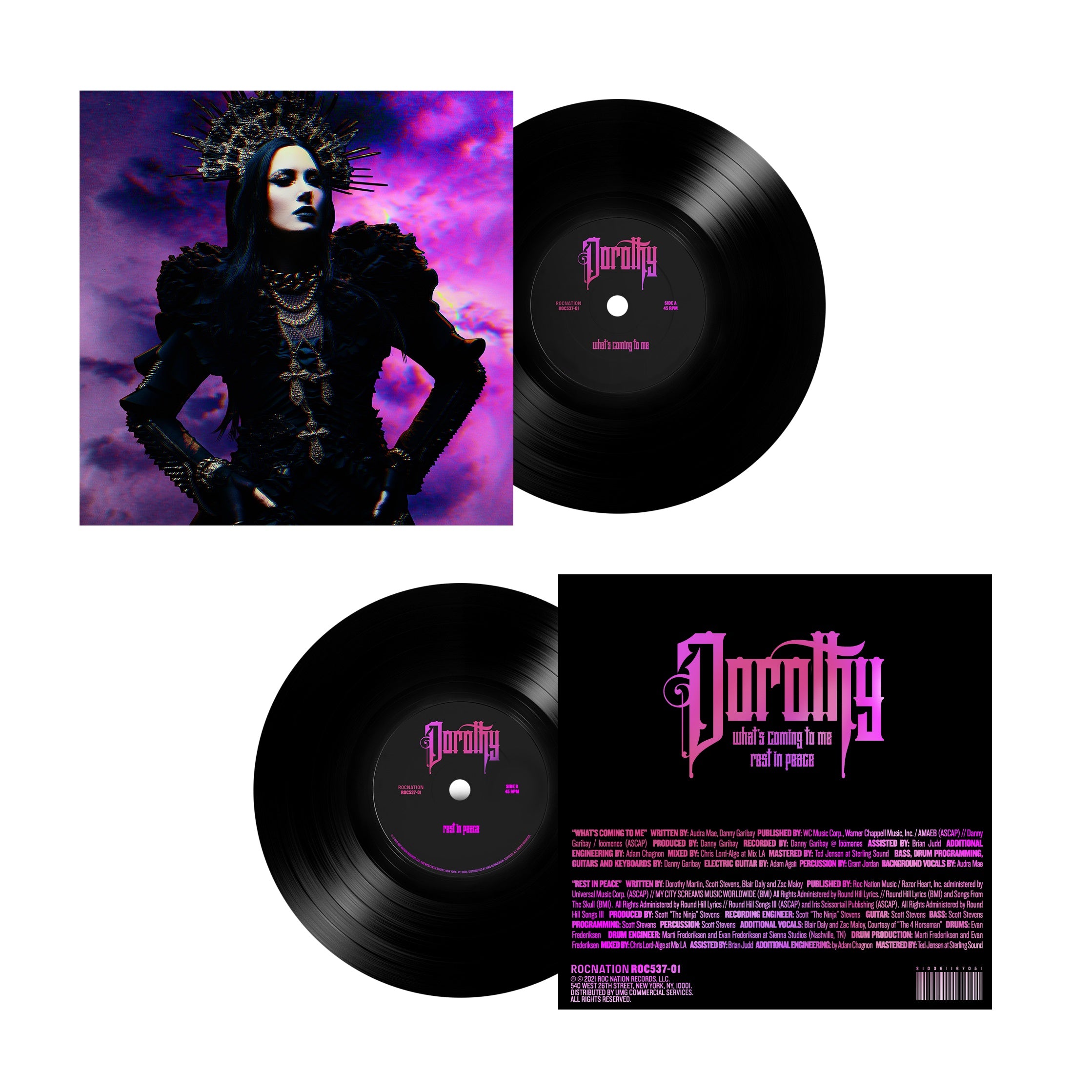 DOROTHY What'S Coming To Me/Rest In Peace Vinyl