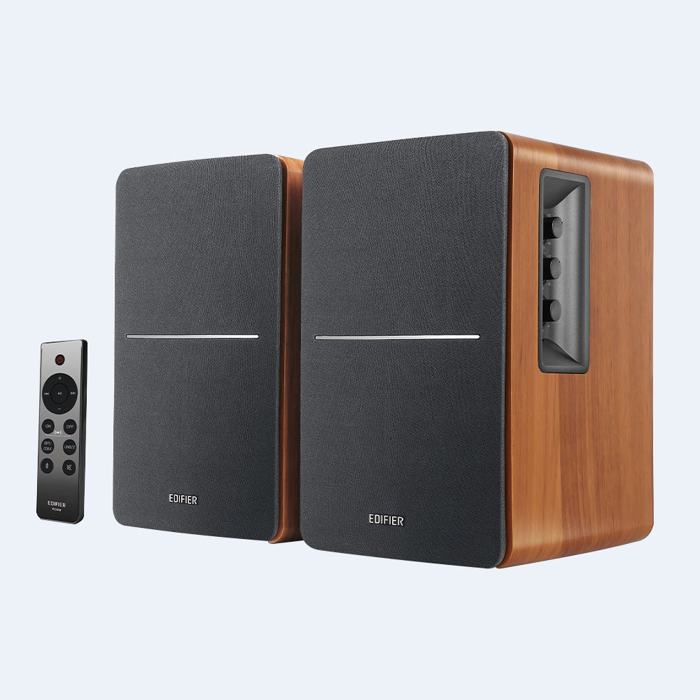 Edifier R1280DBs Powered Bluetooth Bookshelf Speakers - Brown Speakers