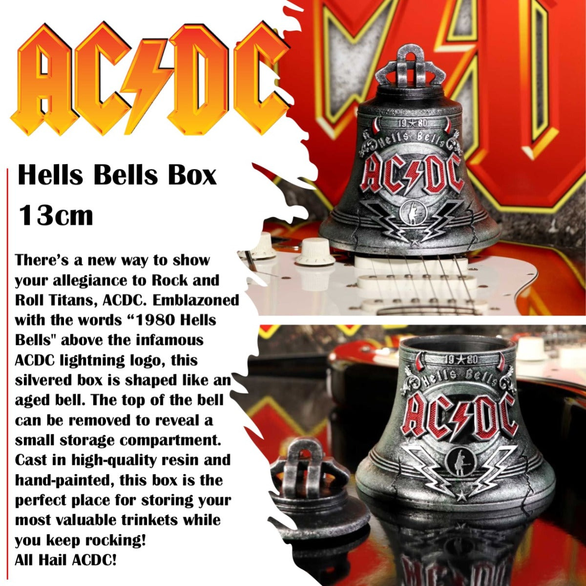 AC/DC AC/DC Hells Bells Box 13cm Merchandise