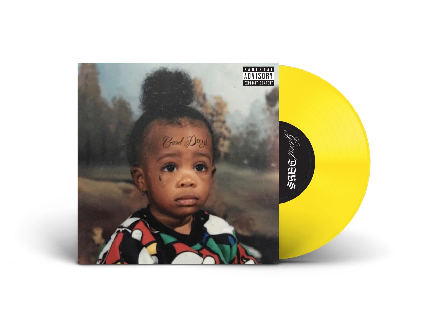 SZA Good Days -10” SINGLE Opaque Yellow Vinyl Disc, in standard 10” jacket, and white inner sleeve Vinyl
