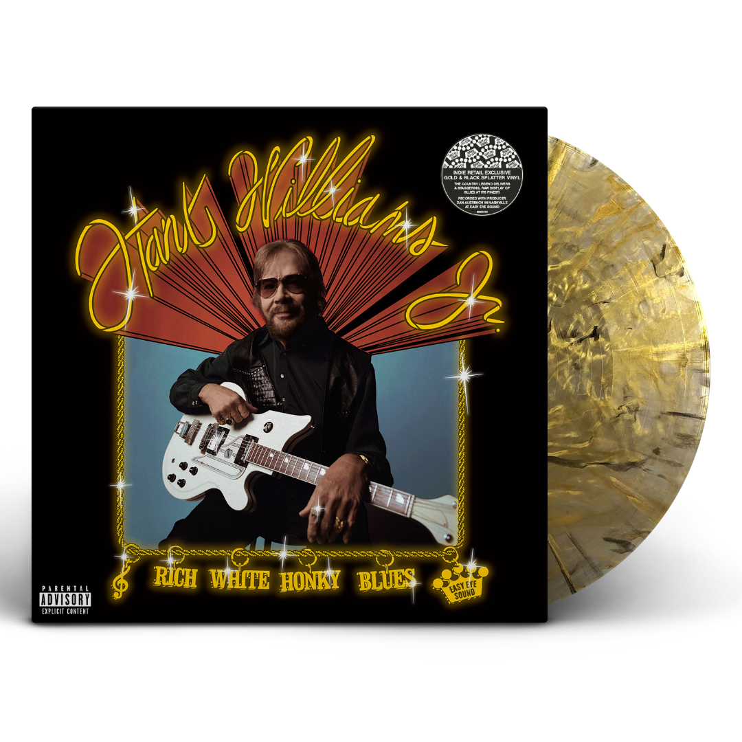 Hank Williams Jr. Rich White Honky Blues Vinyl